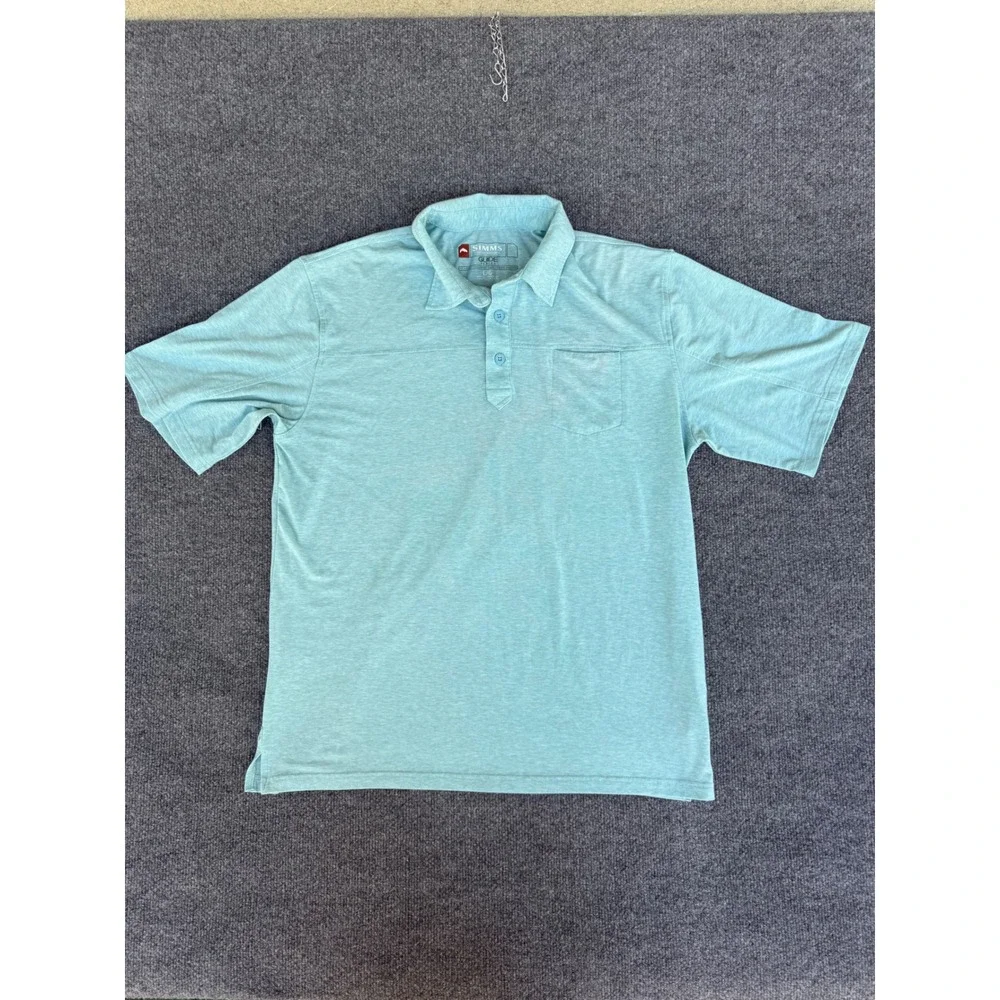 PATAGONIA & SIMMS Mens polo bundle lot of 3 different size - Picture 10 of 11